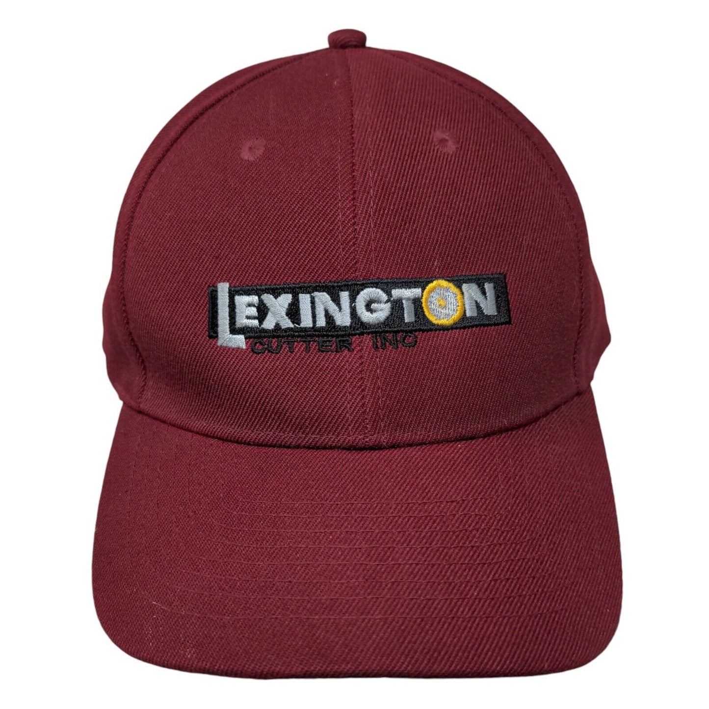 Lexington Strapback Hat Red One Size Adjustable Embroidered Nissin Cap