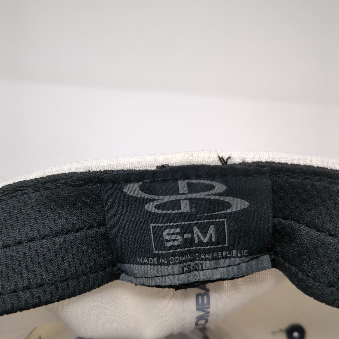 Boombah Fitted Hat Blue S-M Embroidered Colorblock 6 Panel Outdoor