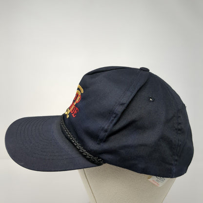 Rojo Grande Snapback Rope Hat Black One Size Adjustable Cobra Caps