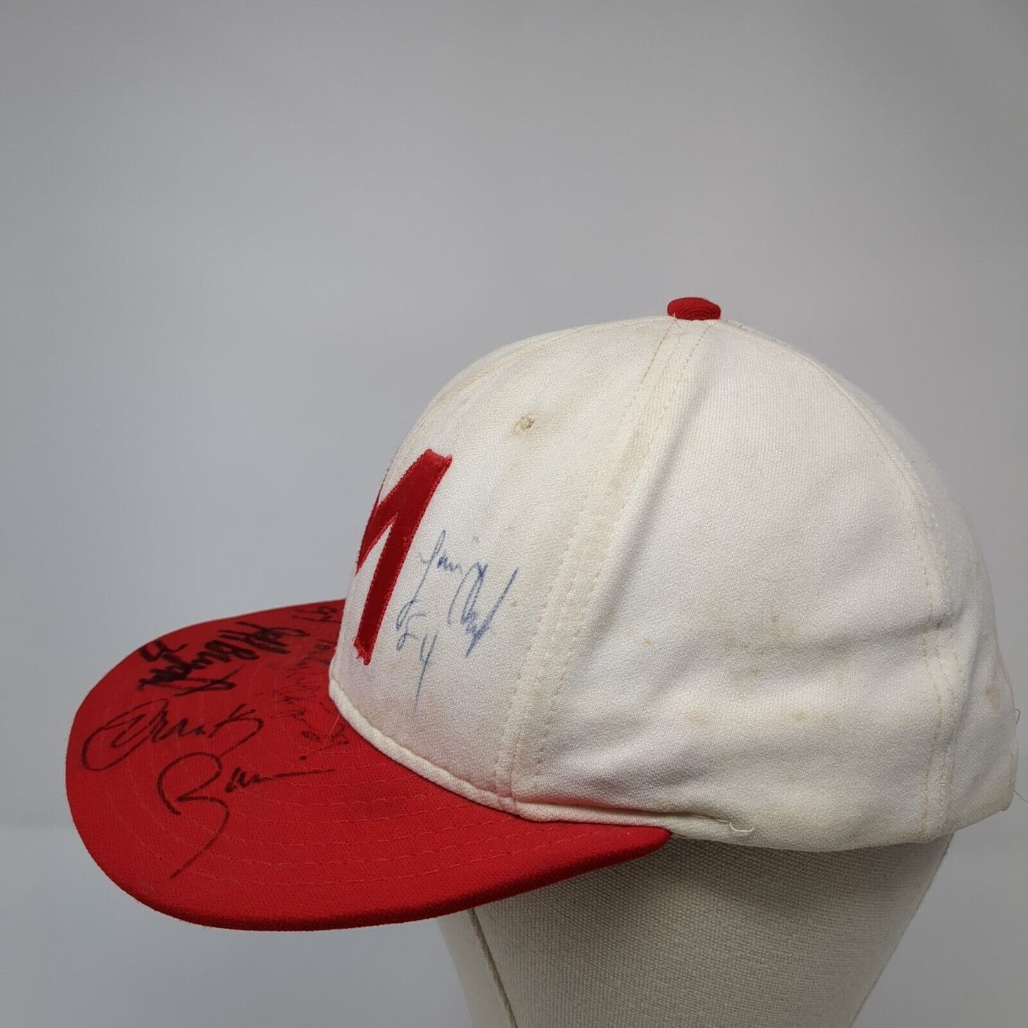 Letter M Snapback Hat Multicolor One Size Adjustable Embroidered 6 Panel
