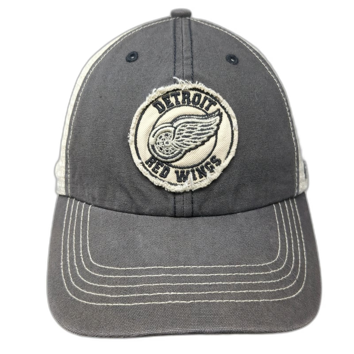 Detroit Red Wings NHL '47 Brand Gray One Size Cap Mesh Back Stretch Fit Hat