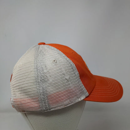 Campbell Camel's Snapback Trucker Hat Orange OS Embroidered Mesh Back Russell