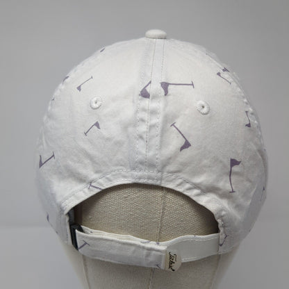 Titleist Strapback Hat White One Size Adjustable Golf Flag 6 Panel