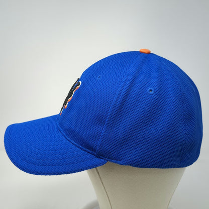 New York Mets MLB New Era Baseball Cap Blue L 39THIRTY Stretch Fit Mesh Logo Hat