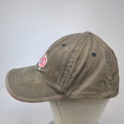 Gap Baseball Cap Brown Pink White L Adjustable Cotton Slideback Logo Hat
