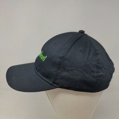 Port & Company Men's Strapback Hat Black Embroidered Trulieve Logo