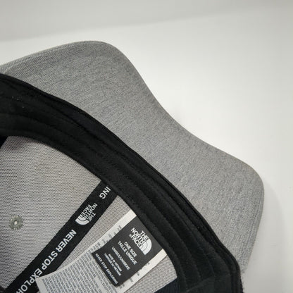 The North Face Bear Snapback Trucker Hat Gray One Size Mesh Back 6 Panel