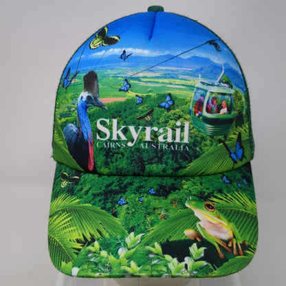 ASM Eclipse Trucker Hat Green One Size Rainforest Skyrail Cairns Australia