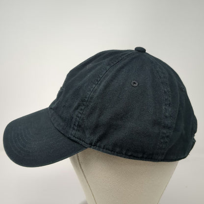 Nike Baseball Cap Black L Slideback Strap Embroidered Swoosh Logo Cotton Hat