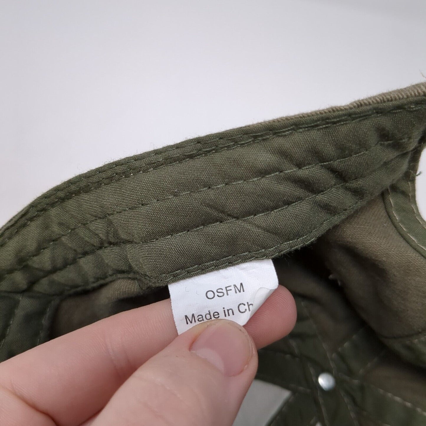 Unbranded Strapback Hat Camouflage OS Adjustable Vented Holes 6 Panel Blank