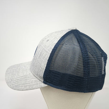 Legacy Trucker Hat Gray Blue One Size 1000 Islands New York Mesh Snapback Patch