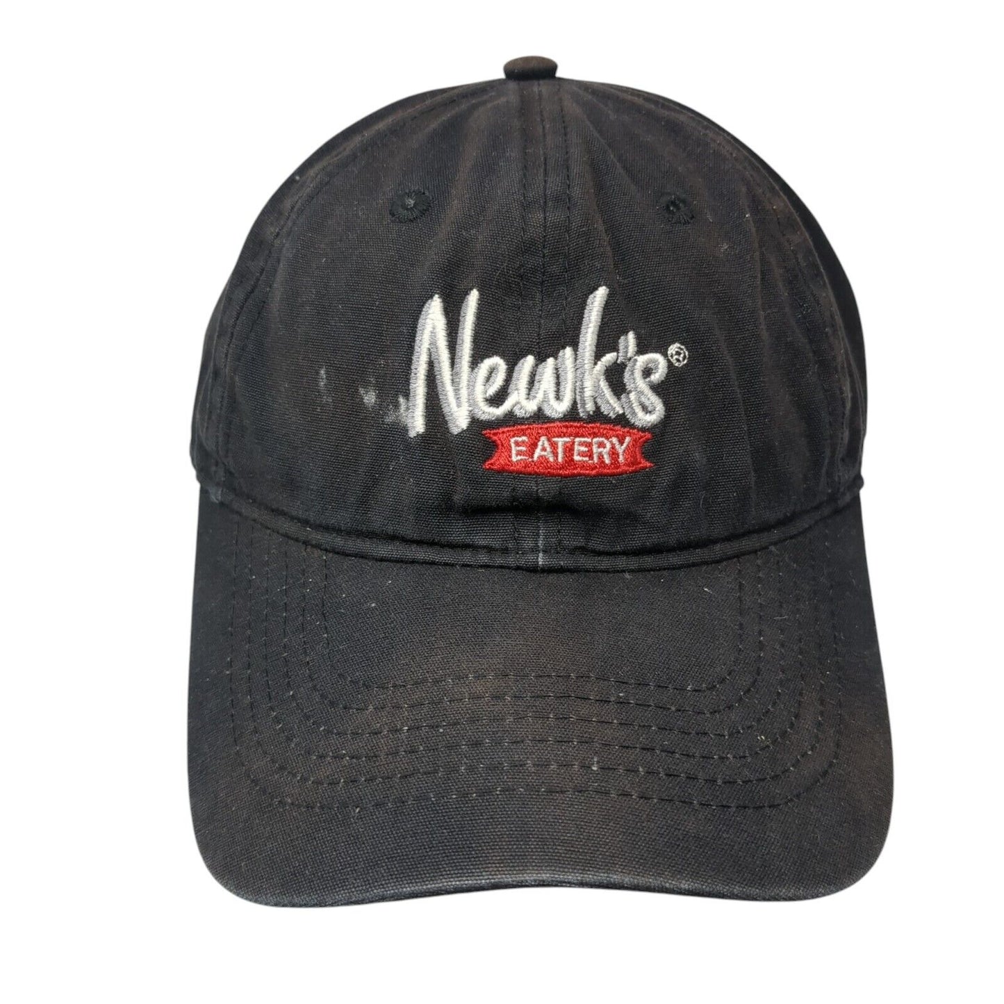Newk's Eatery Strapback Baseball Cap Black One Size Adjustable Port & Company