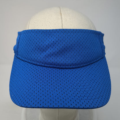Augusta Sportswear Strapback Visor Hat Blue One Size Adjustable Outdoor