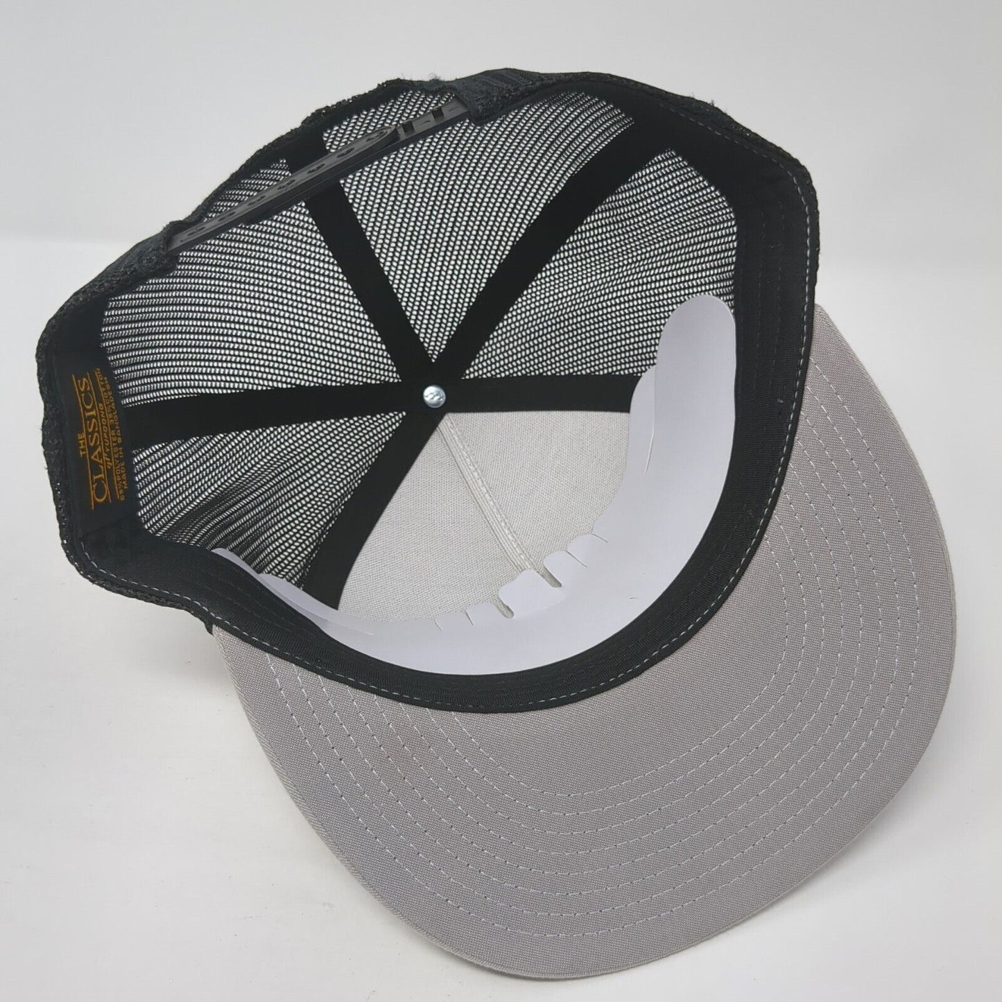 UKIAH Snapback Trucker Hat Gray OS Adjustable Mesh Back The Classics Yupoong