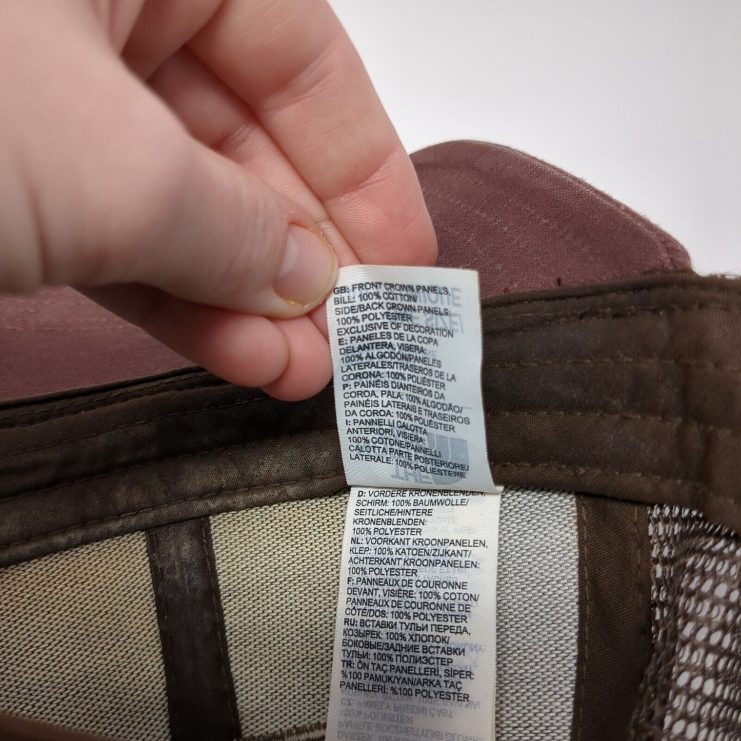 The North Face Snapback Trucker Hat Multi One Size Mesh Back Adjustable