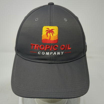 Cap America Tropic Oil Company Mobil Gray One Size Baseball Cap Slideback Hat