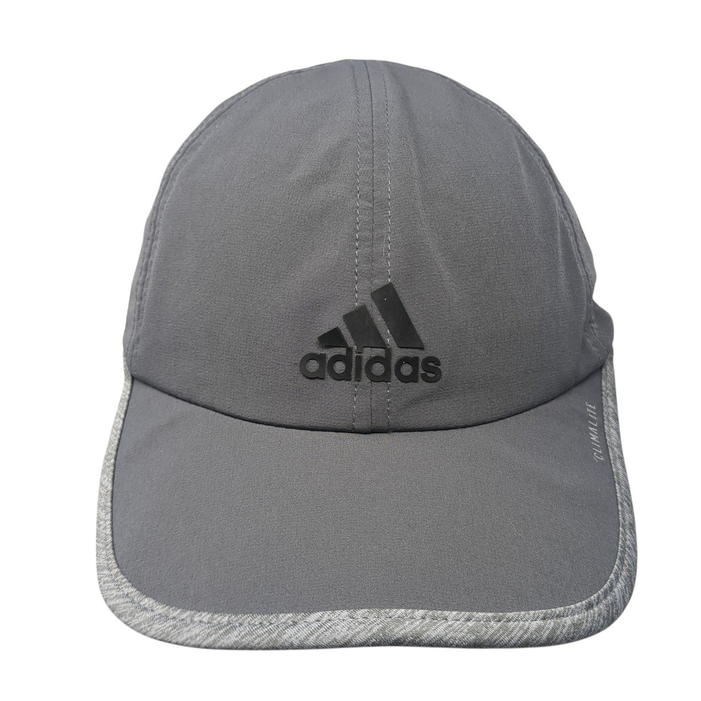 Adidas Strapback Hat Gray One Size 3 Stripes Adjustable Solid Outdoor