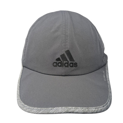 Adidas Strapback Hat Gray One Size 3 Stripes Adjustable Solid Outdoor