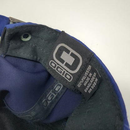 OGIO Baseball Cap Blue One Size NorthPoint Development Slideback Hat Polyester