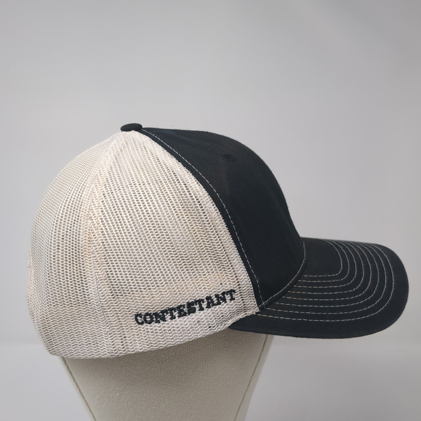 Lake County Round-Up 100 Years Trucker Hat Black One Size Mesh Back