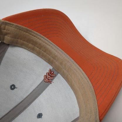 Ouray McCall Idaho Gray Orange One Size Trucker Hat Mesh Back Snapback Logo