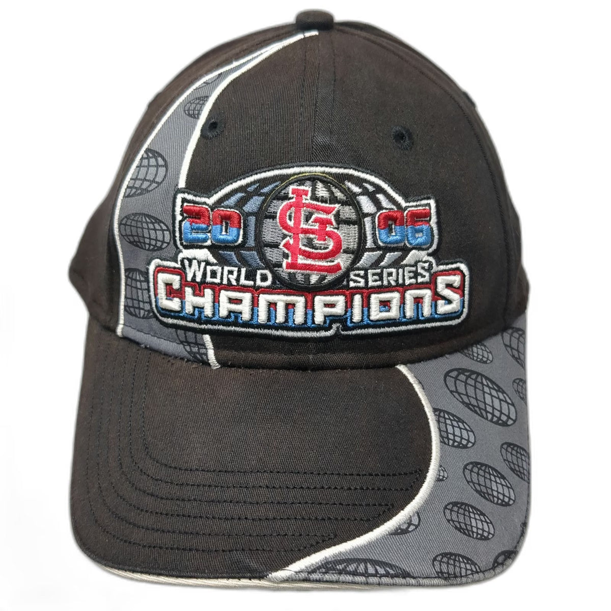 St Louis Cardinals MLB New Era Baseball Black L 2006 World Series Champions Hat