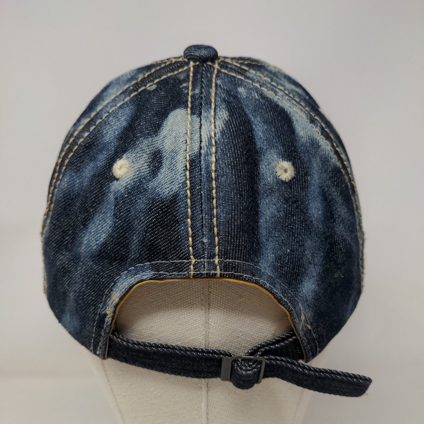Eagle USA Slideback Hat Multicolor One Size Patriotic American Flag Denim