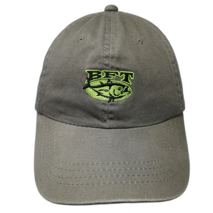 X-Tractable Baseball Cap Green One Size BFT Tuna Logo Fishing Strapback Hat