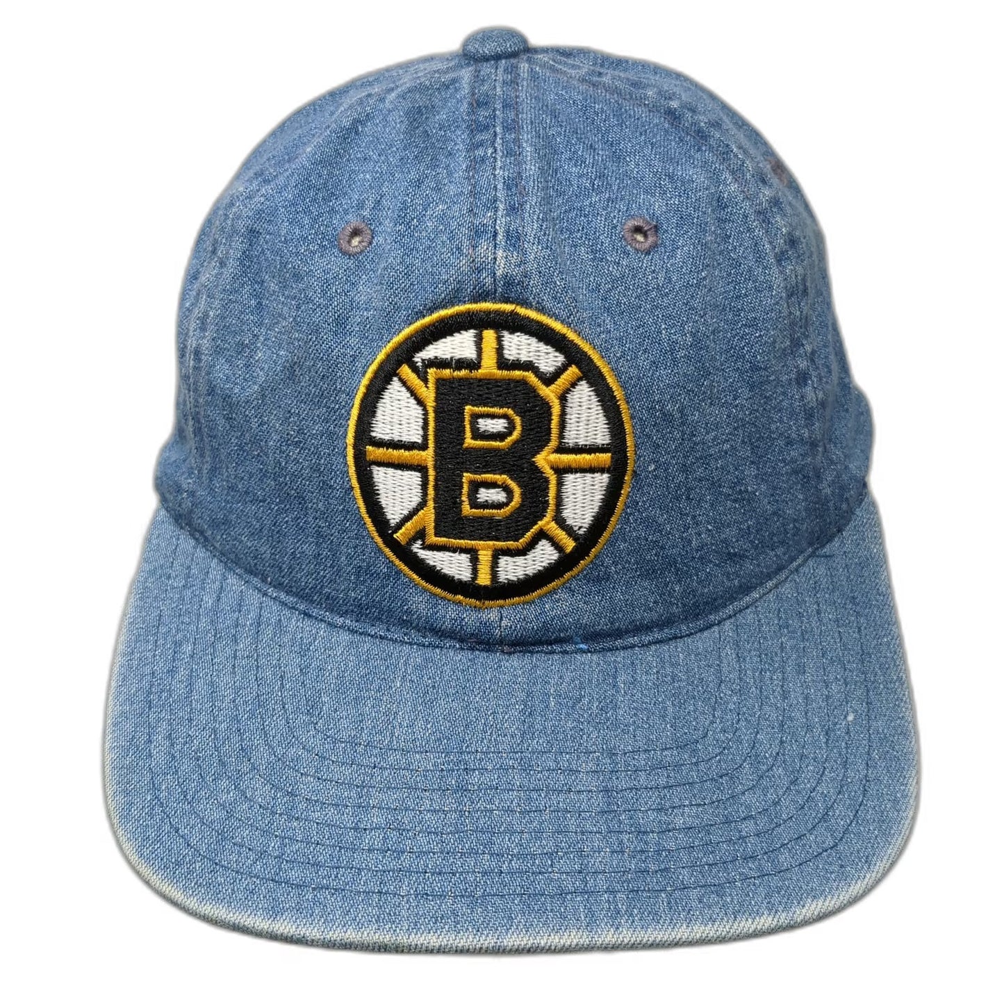 Boston Bruins NHL The Cap Blue One Size Denim Slideback Embroidered Logo Hat