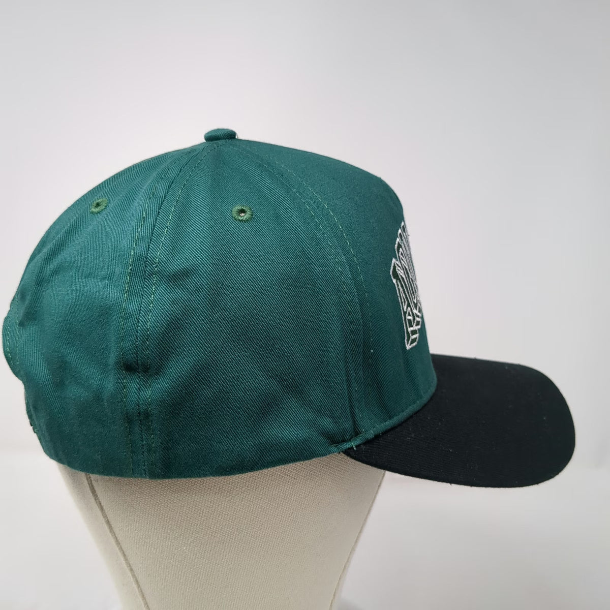 Six Flags Aquaman 5 Panel Hat Green Black One Size Snapback Cotton DC Comics
