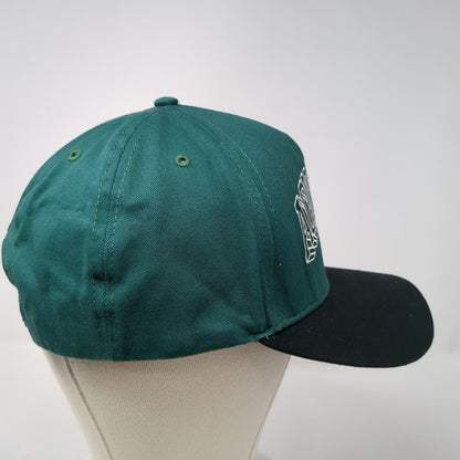 Six Flags Aquaman 5 Panel Hat Green Black One Size Snapback Cotton DC Comics