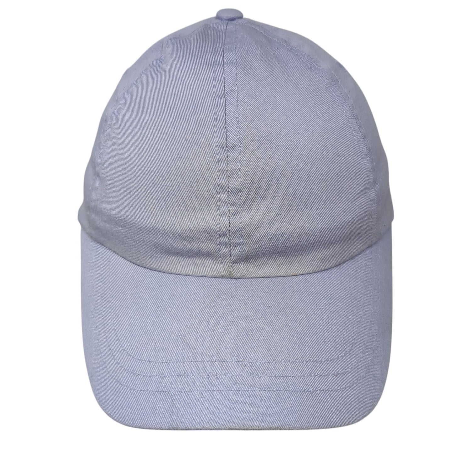 Unbranded Strapback Hat Blue One Size Adjustable Blank Solid 6 Panel