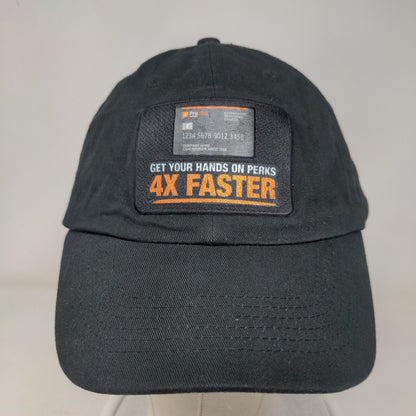 Home Depot Pro Xtra Hands On Perks 4X Faster Card Slideback Hat Black One Size