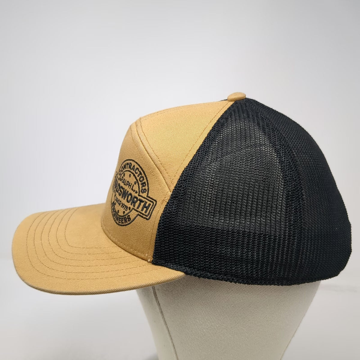 Outdoor Cap Trucker Hat Brown One Size Mesh Back Snapback Wadsworth Engineers