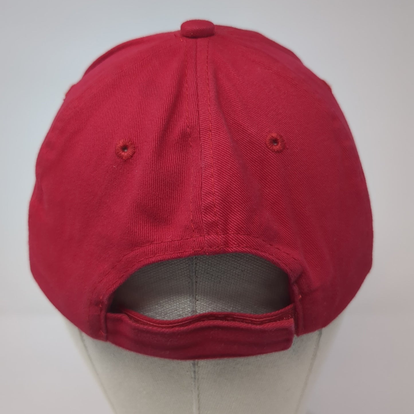 Dragon Fly Strapback Baseball Cap Red One Size Adjustable Embroidered 6 Panel