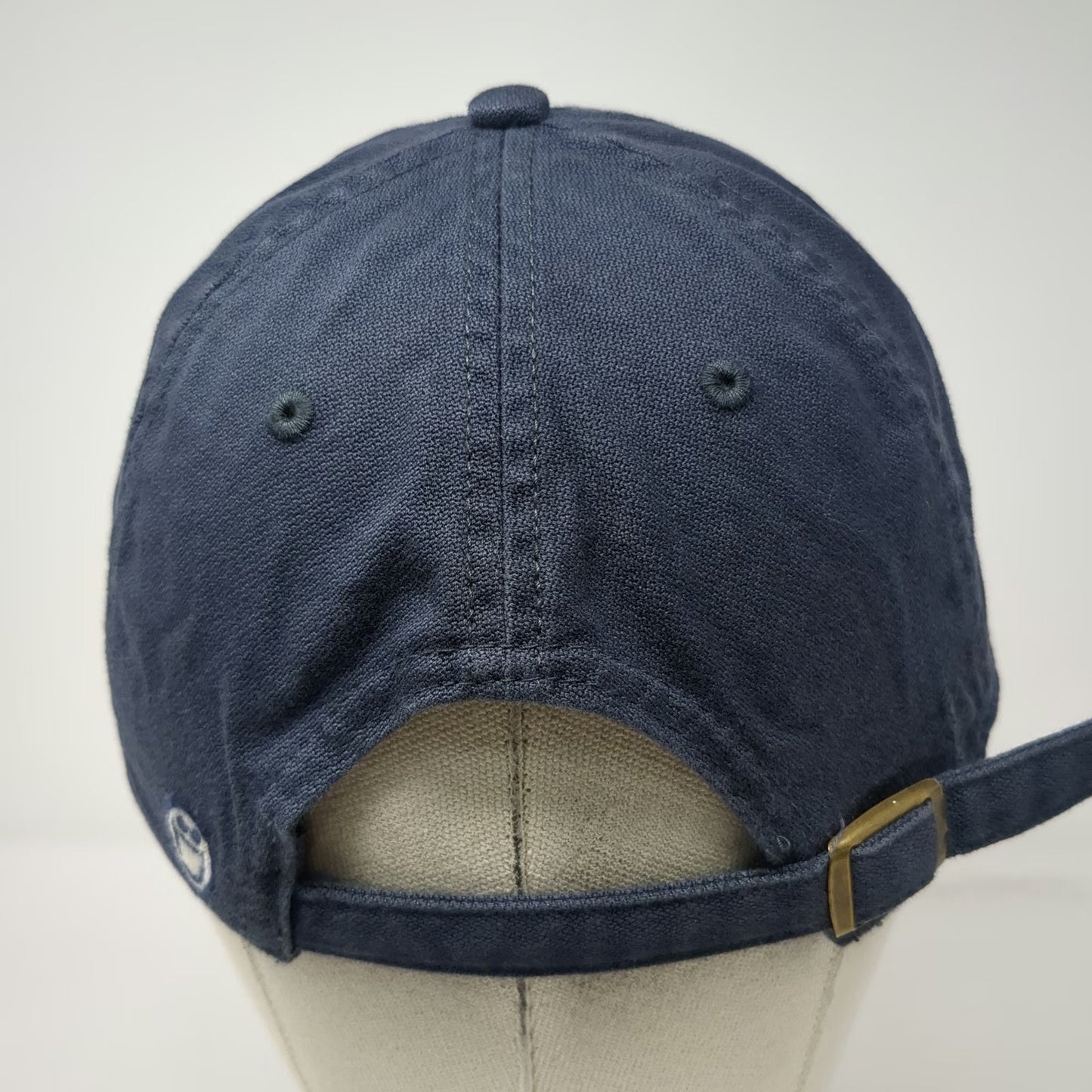 Life is Good Baseball Cap Blue One Size Fish Skeleton Embroidered Strapback Hat