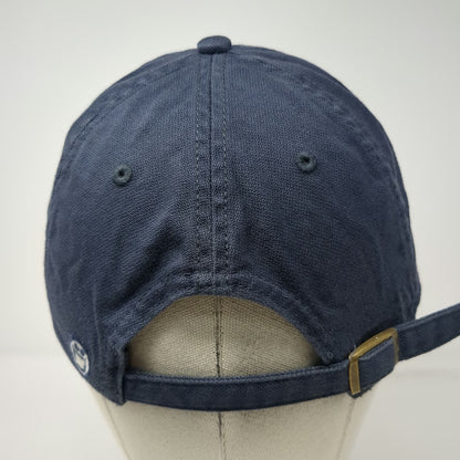 Life is Good Baseball Cap Blue One Size Fish Skeleton Embroidered Strapback Hat