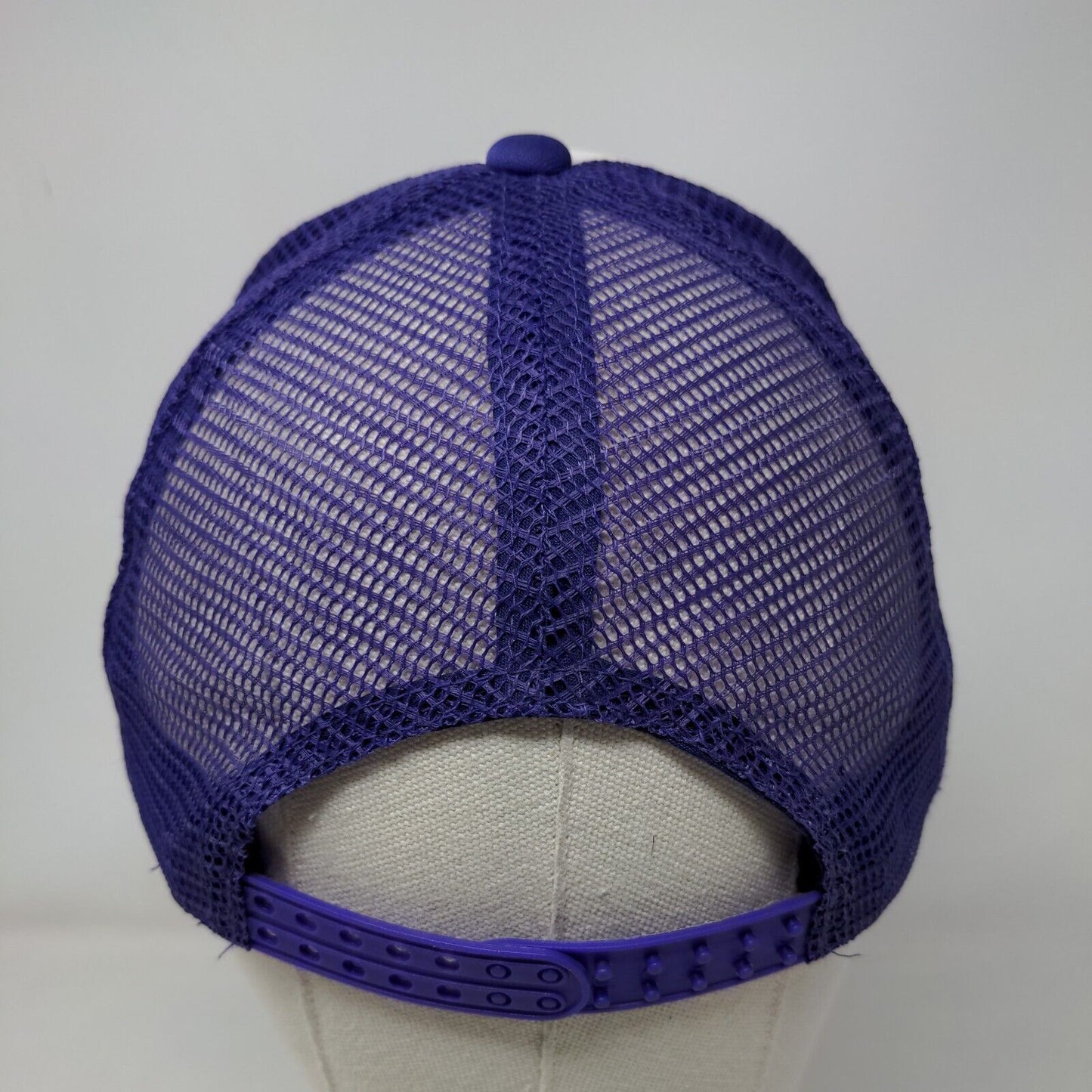 Relax I'm On Hochatime Oklahoma Snapback Trucker Hat Purple One Size Mesh Back