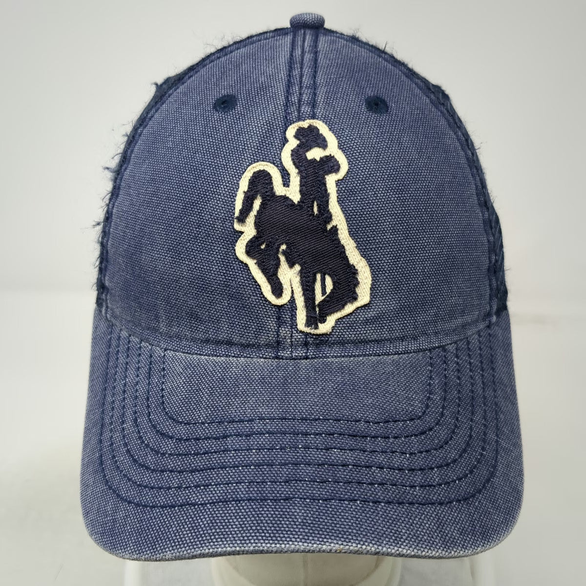 Legacy Trucker Hat Blue One Size Jackson Hole Wyoming Bronco Snapback Mesh