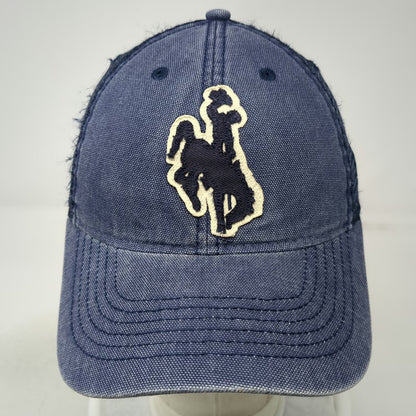 Legacy Trucker Hat Blue One Size Jackson Hole Wyoming Bronco Snapback Mesh