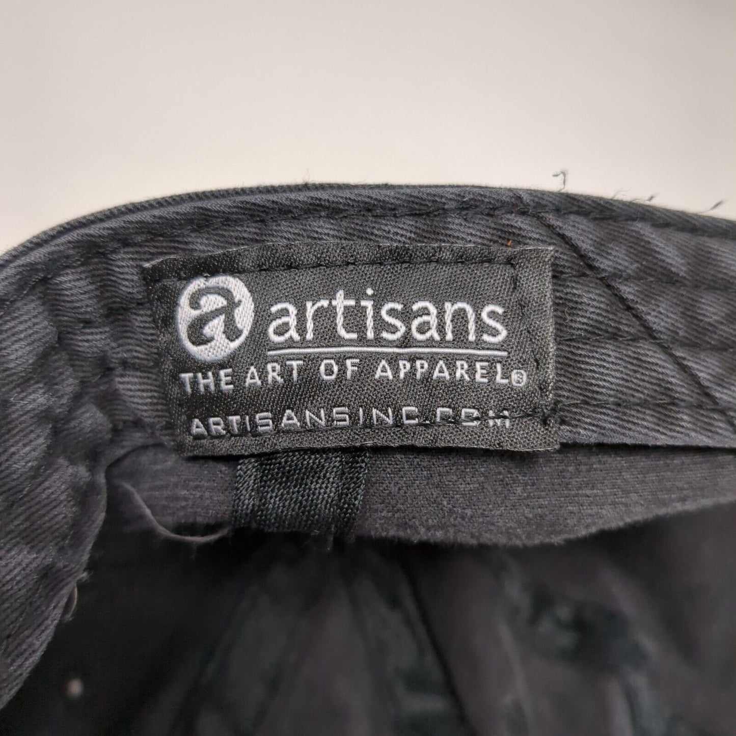 McCall Idaho Slideback Hat Black OSFA Adjustable Embroidered Artisans