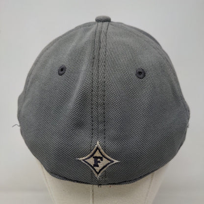 Under Armour Men's Fitted Hat Gray Size M-L Furman University Logo