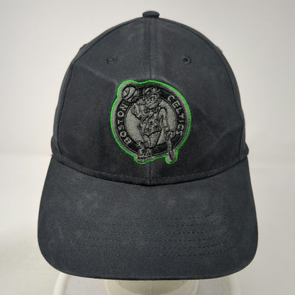 Boston Celtics NBA Fan Favorite Cap Black One Size Cotton Strapback Logo Hat