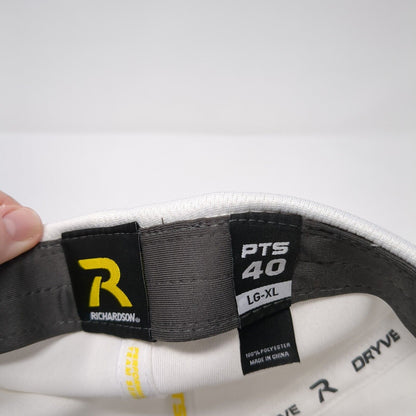 Letter F Established 2007 Fitted Hat White L-XL Richardson Dryve 6 Panel