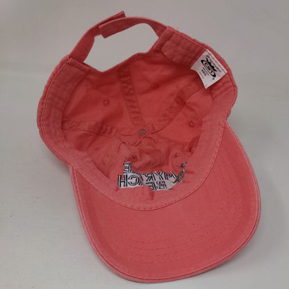 Myrtle Beach S. Carolina Kids Strapback Hat Pink OSFM Adjustable Embroidered