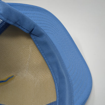 Optimist Football Snapback Trucker Hat Blue OS Adjustable Mesh Back 6 Panel