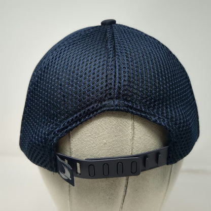 Vista Bank Trucker Hat Blue Camo One Size Mesh Back Snapback Adjustable Graphic