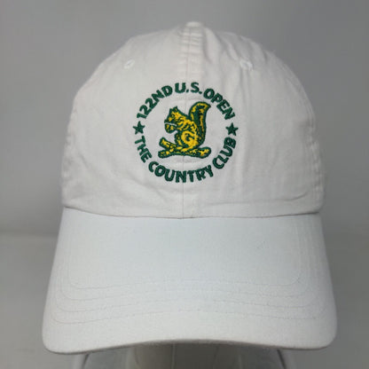 122nd US Open The Country Club Strapback Hat White One Size USGA Member