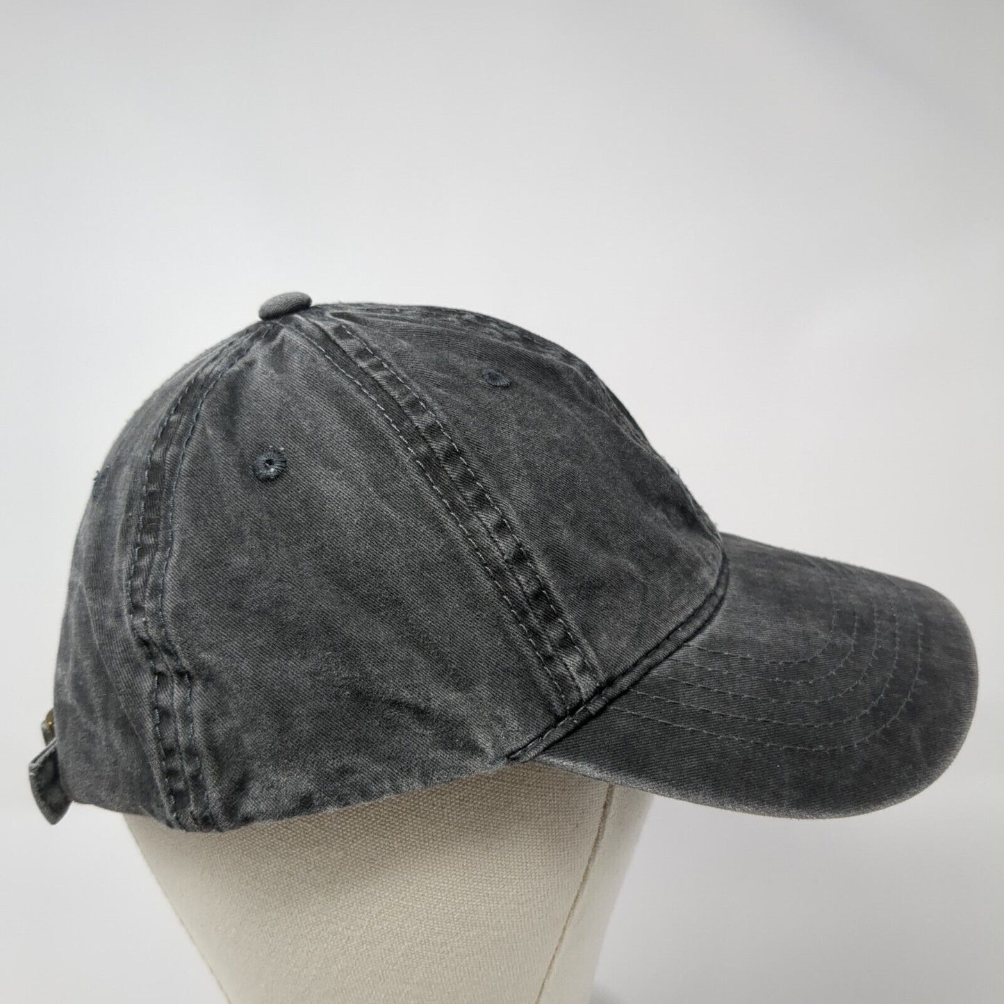 Unbranded Slideback Hat Solid Gray One Size Blank Adjustable Outdoor