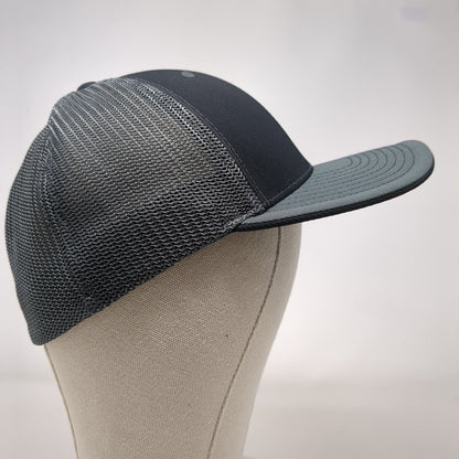 CI Softball Fitted Mesh Back Trucker Hat Gray 6 7/8-7 3/8 Embroidered